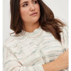 Drop Shoulder Pullover Sweater
